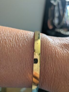 kate spade Heart Of Gold  Slim Bangle Bracelet